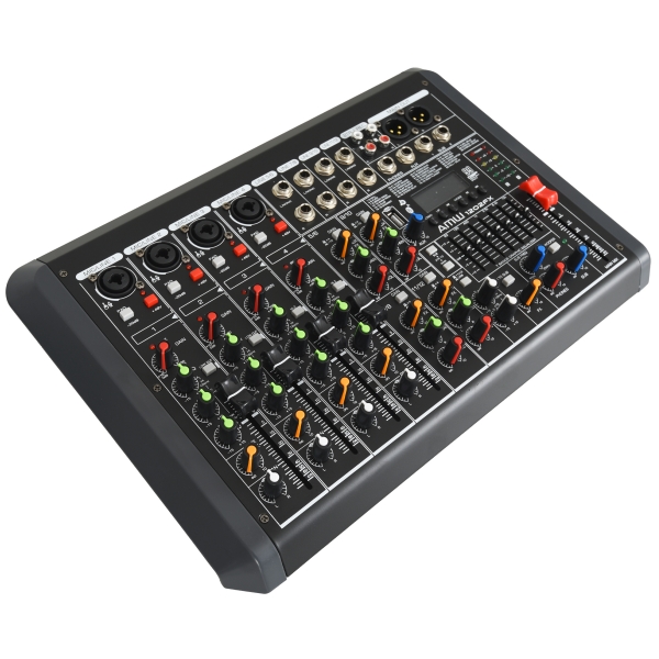 AMW 1202FX Mesa de Som 12 Canais 99 Efx Interface USB 2x2