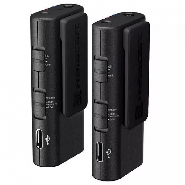 Relacart MC2 Microfone sem fio Digital 2.4G Câmera compacto