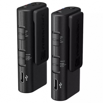 Relacart MC2 Microfone sem fio Digital 2.4G Câmera compacto