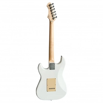 AMW SEST250 Clear White Guitarra Stratocaster HSS By SQOE