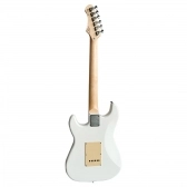 AMW SEST250 Clear White Guitarra Stratocaster HSS By SQOE
