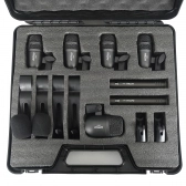 AMW DMK7 Kit Premium Com 7 Microfones Bateria Em Metal + Estojo