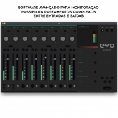 Audient EVO 16 Interface de Áudio Profissional 24 In x 24 Out com WClock e ADAT