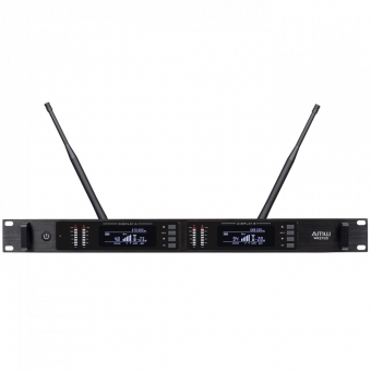 AMW BM400 v2 Microfone Sem Fio de Mão e Auricular Digital UHF + Estojo