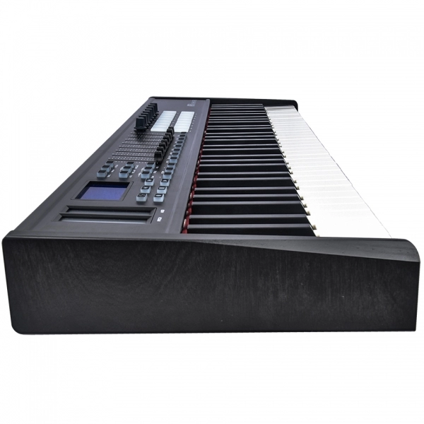 KFX SW61 Pro Teclado Controlador MIdi USB 61 Teclas 16 PADs 8 Knobs Faders Split Transpose