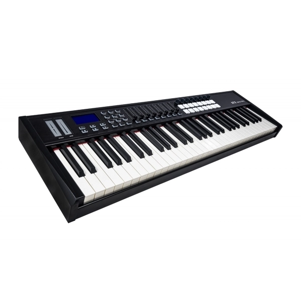 (USADO) KFX SW61 Pro Teclado Controlador MIdi USB 61 Teclas 16 PADs 8 Knobs Faders Split Transpose