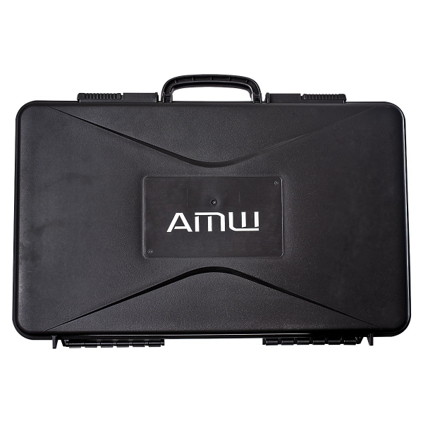 AMW AU6000 v2 Microfone sem fio Rack 4 canais Digital + Estojo