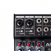 (USADO) AMW SM4 v2 Mesa de Som 4 Canais com Efeitos DSP Bluetooth e USB Interface