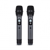 AMW BM5000 Microfone sem Fio 4 Canais UHF Digital de Mão + Auricular