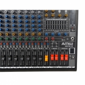 (USADO) AMW AN16 v3 Mesa de Som 16 Canais com 4 saídas Auxiliares DSP 99 EFX BT Interface