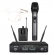 AMW BM200 Microfone Sem Fio de Mão + Bodypack + Auricular 225 1M 1B 1A