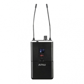 (USADO) AMW PWM100 Retorno de Palco sem fio UHF Digital In Ear + Estojo
