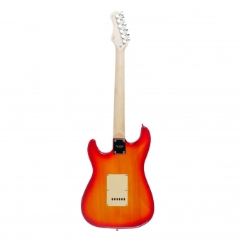 AMW SEST250 Cherry Burst Guitarra Stratocaster HSS By SQOE