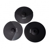 (USADO) AMW ED11 Pro Bateria Eletrônica All Mesh Dual Real Hi Hat Condução Tri zone Pratos Dual
