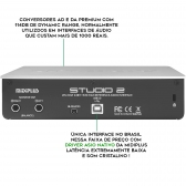 Midiplus Studio 2 Interface de Áudio USB 2x2