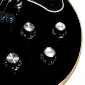 AMW SELP110 Black Guitarra Les Paul Mogno Alnico HH by SQ Guitars