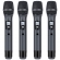 AMW AU5000 v2 Microfone sem fio 4 Canais Digital + Case