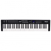 (USADO) AMW P61X Teclado Black Controlador Midi USB com 61 Teclas PADs Faders e Knobs