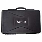 AMW BU6000 Microfone sem Fio Digital 4 Canais Bodypack + Auricular + Case