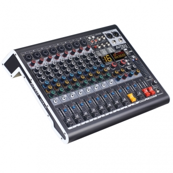 (USADO) AMW CP8 V3 Mesa de Som 8 Canais Efeitos USB Interface Mp3 Equalizador