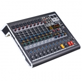 (USADO) AMW CP8 V3 Mesa de Som 8 Canais Efeitos USB Interface Mp3 Equalizador