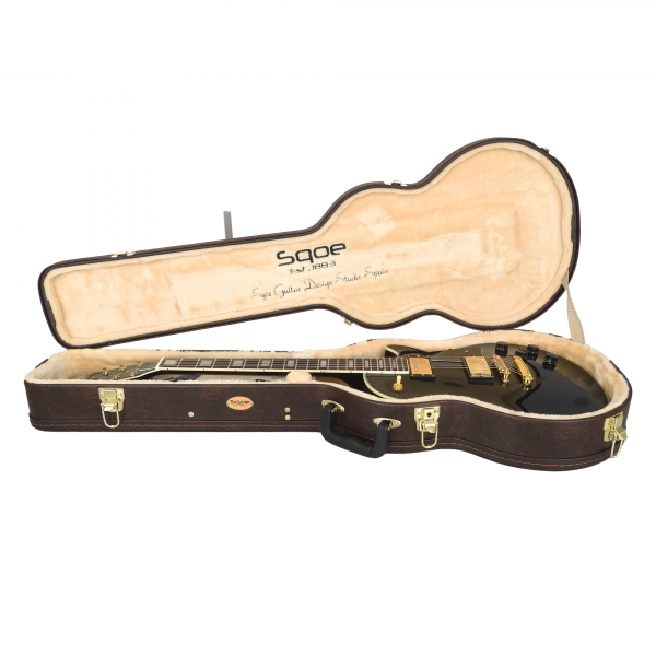 AMW SELP300 Black Guitarra 6 Cordas Les Paul by SQ Guitars