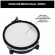 (USADO) AMW ED6X Pro v4 Bateria Eletrônica All Mesh Pratos com Choke + Expansões !