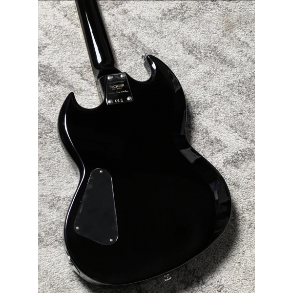 AMW SESG450 Black Guitarra SG Mogno HH Alnico by SQ Guitars
