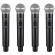 (USADO) AMW AU3000 Microfone sem fio Rack UHF Fixo