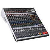 AMW Q12 v3 Mesa de Som 12 Canais Combo 99 Efx Dsp 2 Aux Hi-Z Interface USB Eq BT
