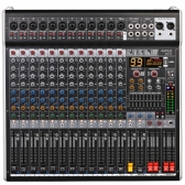 (USADO) AMW Q12 v3 Mesa de Som 12 Canais Combo 99 Efx Dsp 2 Aux Hi-Z Interface USB Eq BT