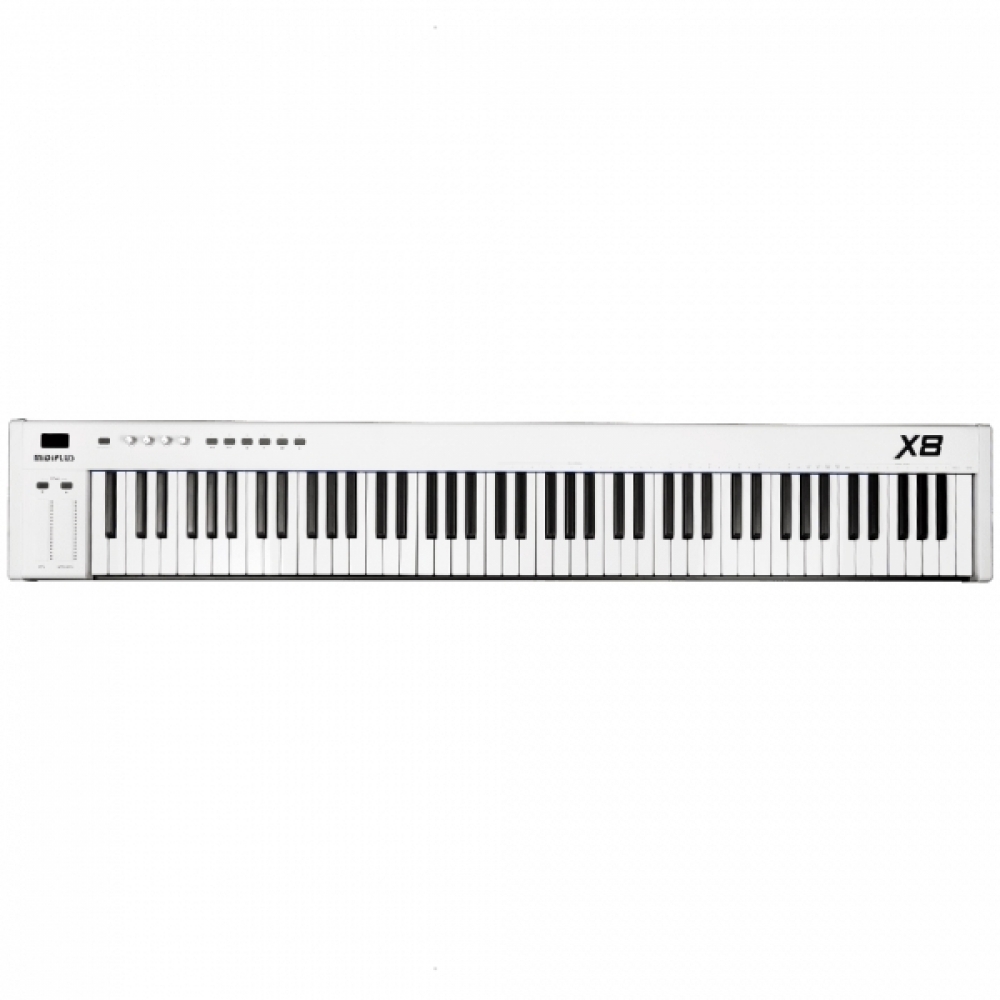 (USADO) Midiplus X8 II White PRO 88 V2  Teclado Controlador Midi 88 Teclas Semi Pesadas