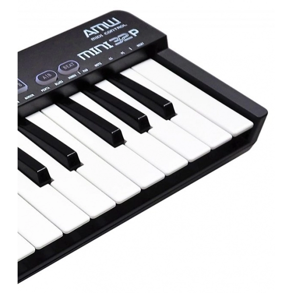 (USADO) AMW Mini 32 PAD Teclado Controlador Midi