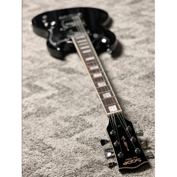 AMW SESG450 Black Guitarra SG Mogno HH Alnico by SQ Guitars