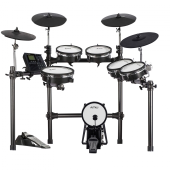 AMW ED8 Pro Tri Zone Bateria Eletrônica PADs Mesh Dual Zone Pratos Dual + Choke Condução Tri zone e Modulo Novo