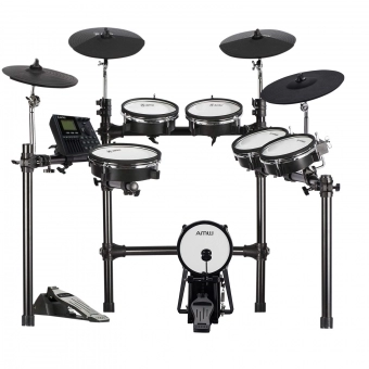 AMW ED8 Pro Tri Zone Bateria Eletrônica PADs Mesh Dual Zone Pratos Dual + Choke Condução Tri zone e Modulo Novo