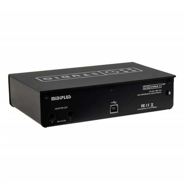 Midiplus Studio 2 Pro Black Interface de Áudio USB 2x2