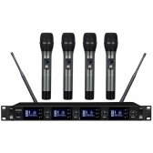 (USADO) AMW AU4000 v2 Microfone Sem Fio 4 Canais UHF Digital + Case