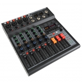 AMW VX6 Mesa de Som 6 Canais 99 EFX Interface USB OTG LoopBack