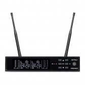 AMW BU300 v2 Microfone Sem Fio Duplo Auricular Digital UHF + Estojo