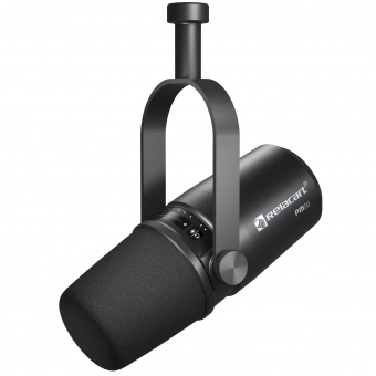 Relacart PM2 Microfone Digital com Interface USB e Software MV7