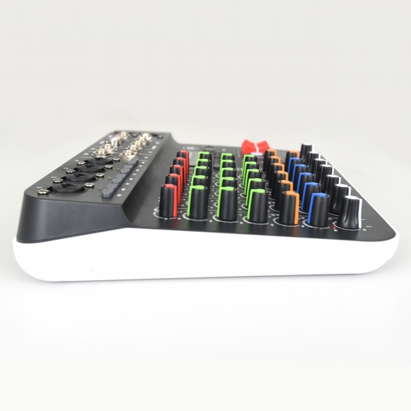 (USADO) AMW SX8 v2 Mesa de Som 8 Canais 99 Efeitos DSP Interface USB