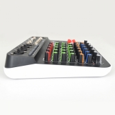 (USADO) AMW SX8 v2 Mesa de Som 8 Canais 99 Efeitos DSP Interface USB