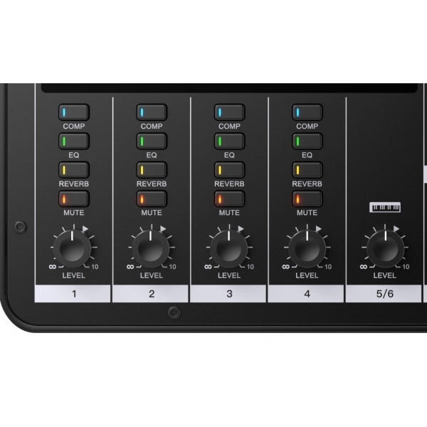 AMW MIXX 8.6 Mesa de Som Digital 8 Canais USB EFX Comp Eq