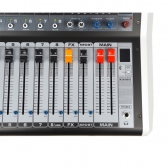 (USADO) AMW AG8 v2 Mesa de Som 8 Canais 99 Efeitos DSP BT Interface USB e Faders de 100mm