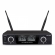 (USADO) AMW BU230 Microfone Sem fio Duplo UHF Digital Bodypack + Lapela + Auricular 223 2B 2A 2L