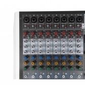 (USADO) AMW AG8 v2 Mesa de Som 8 Canais 99 Efeitos DSP BT Interface USB e Faders de 100mm
