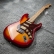 AMW SEST250 Cherry Burst Guitarra Stratocaster HSS By SQOE