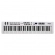 AMW P61X White Teclado Controlador Midi USB com 61 Teclas PADs Faders e Knobs