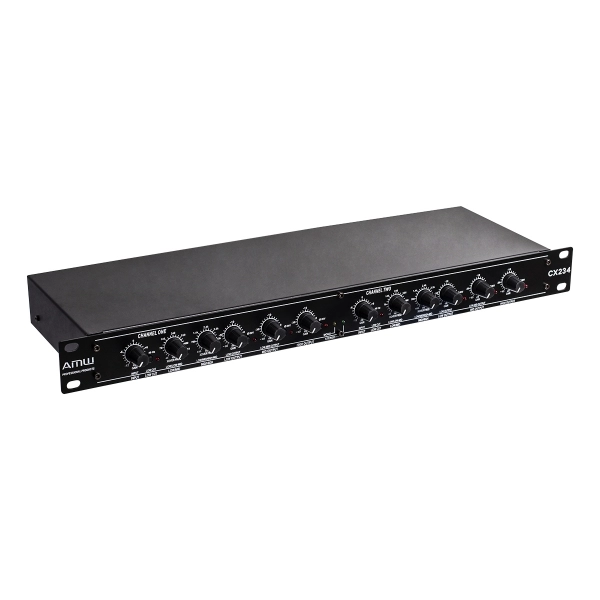 AMW CX234 Crossover Analógico 3 Vias Estéreo em Rack 19´´